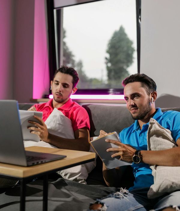 Engaged student actively learning from comprehensive digital educational platform